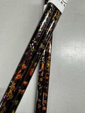 Artisan Made Tsugaru Lacquer Chopsticks Set - Black Multicolor + Abalone Inlay picture