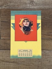 Vtg. Pin Up 1931 “Dreamy Eyes” by ROLF ARMSTRONG, Brown & Bigelow Calendar picture