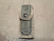 ORIGINAL US ARMY 1980s DESERT STORM BERETTA M9 9MM PISTOL AMMO MAG POUCH POCKET picture