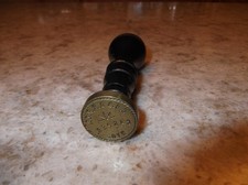 Rare Antique C.B. & Q. R.R. Casper Wyoming Railroad Station Stamper picture