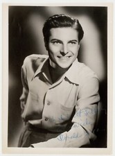 Donald Buka 1948 Hand Signed 5x7 Handsome Dashing Actor Photo Portrait J14253 picture