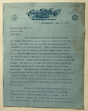 Vintage 1914 Letterhead Des Moines Iowa Chaney Royer Company Marketing Agency picture