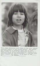 PBS 1960s Menominee girl Indian governed county USA Realities series Photo picture