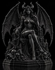 Demon Queen Resin 3D Printed Figurine 10 in picture