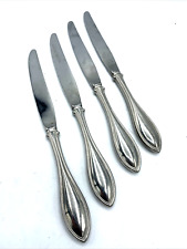 4 Oneida ARBOR AMERICAN HARMONY Stainless Silverware Beaded Knives Knife  picture