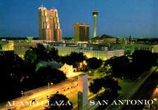 Alamo Plaza San Antonio Texas Postcard picture
