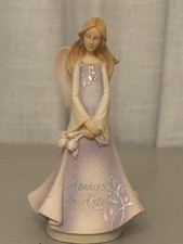 Foundations by Enesco Angel Figurine with Flowers Bouquet #4025647 by Karen Hahn picture