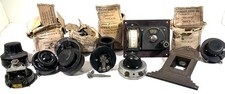 VTG Lot 20’s 30’s Radio Parts • Rheostat Faceplate Temple Howard Naxon Bakelite picture