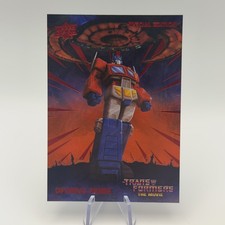 2026 Upper Deck Transformers The Movie 40th OPTIMUS PRIME RED Foil 1241/1986 picture