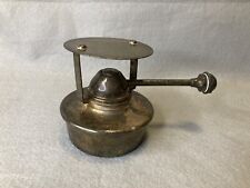 Vintage Silver Plate Chafing Dish Alcohol Burner with Wick 3”H & Base 2.75” D picture