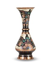 Handmade Engraved Copper Vase, Copper Decorative Vase - Artisan Craftsmanship picture