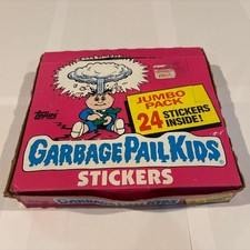 1986 Topps GARBAGE PAIL KIDS, 24 Sealed Cello Packs In Original Box. 5th Series picture
