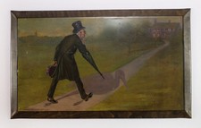 1915 Anheuser-Busch Malt-Nutrine Drink Dr. Stork Advertising Antique Tin Sign picture