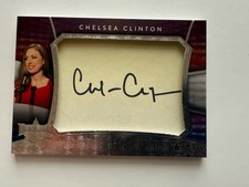 Chelsea Clinton 2020 Decision Cut Signature Silver Foil Auto Card picture