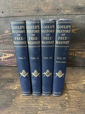 Gould’s History of Free-Masonry Volumes 1 2 3 4  1958 3rd Edition picture