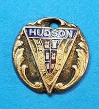 Vintage Hudson Triangle Club Employee Badge. Gold & Blue Enamel.1930s-1940s picture