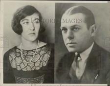 1934 Press Photo Kidnapping victim William Hamm and wife Marie of St. Paul MN picture