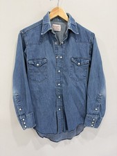 Vintage Wrangler Denim Button Up Shirt picture
