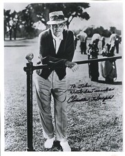 Chandler Harper Golf 1950 PGA Championship Ryder Cup Signed Autograph Photo picture