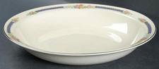 Hall Blue Bouquet Rimmed Soup Bowl 226322 picture