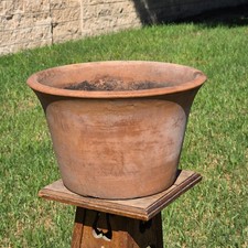 Vintage Terracotta Planter Large Italian Azalea Pot Rustic Clay Flower Bowl 15