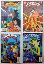 Superman Adventures Lot 4 #19, 20, 22, 23 1998 DC Brainiac Livewire Comics picture