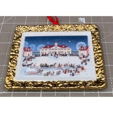 Vintage Ornament Mount Vernon Winter Scene Ornament Limited Edition picture