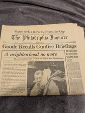 The Philadelphia Inquirer May 19th 1985 