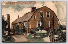 Ye Olde Farm House Quonochontaug Rhode Island RI 1911 Postcard picture