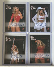 2026 TRISH STRATUS First Crush Auto 4 Card Set #3/5 **RARE & IN HAND** picture