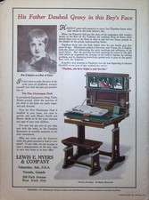 Original 1927 Lewis E. Myers Chautauqua Desk Print Ad Early Education Home picture