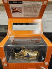 Nike Michael Johnson 1996 Gold Shoe Atlanta Olympics Commemorative Mini Shoe picture