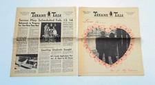 Texans Talk Sam Houston High School Arlington 1969 2 Newspapers Vol 6 #8 + 9 VF picture