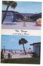 St. Petersburg FL The Fargo Motel on Treasure Island Beach Postcard Florida picture