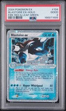 Blastoise ex 104/112, EX FireRed & LeafGreen, 2004 PSA 2 picture