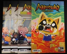 AGGRETSUKO OUT OF OFFICE 1-4 B ONI VARIANT COMIC SET COMPLETE CARTOON 2021 NM picture