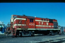 TP&W 400 RS-11, Peoria, ILL, 04/81; Kodachrome Original picture