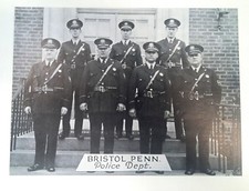 Vintage 1929 Bristol Pennsylvania Police Department Magazine Photos LOOK & READ picture