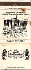 Ye Olde Londonaire Cocktails Cedarburg WI Vintage Matchbook Cover TMM13-10 picture