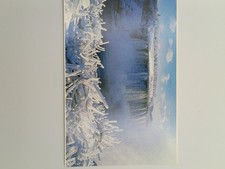 Vintage Niagara Falls Canada Winter Freeze Action Chrome Postcard picture