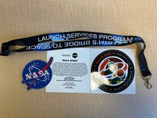 NASA Launch Services Program OFFICIAL Patch Lanyard Decal LOT MARS 2020 💫 picture