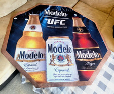 MODELO BEER UFC OCTAGON FLOOR MAT RUG CARPET 🔥 ANTI SLIP GARAGE MANCAVE BAR NEW picture