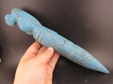 China,old  jade,Hongshan culture,collectibles,rare  eagle Scepter, statue A060 picture
