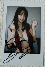 Yu Tano Autographed Signed Instax photo Cheki Japan Femail JAV Idol picture