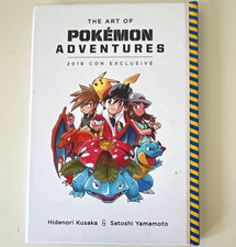 The Art of Pokémon Adventures Con Exclusive Hardcover 2016 VIZ Kusaka/Yamamoto picture