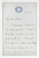 Edward Stanley, 17th Earl of Derby, autograph letter from War Office, 1903 picture