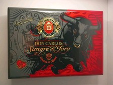 Empty Arturo Fuente Don Carlos Sangre de Toro Robusto Cigar Box With Inserts picture
