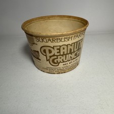 Vintage Sugarbush Farms Reading, Pennsylvania Peanut Crunch Tub Container picture