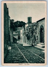 Erice Sicily Italy Postcard Via Sales 1944 Vintage Posted APO Soldier Mail picture