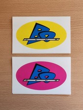 Vintage Bo Jackson Bo Club Stickers General Mills Cereal 1990s Set of 2 picture